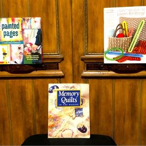 Resources for the crafter in you!  Loom Knitting, Memory Quilts, and Painting.